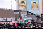 تشییع پیکر شهدای ناو دنا در خرم آباد