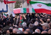 تشییع پیکر شهدای ناو دنا در خرم آباد