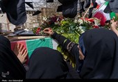 تشییع پیکر شهدای ناو دنا در خرم آباد