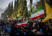 مراسم سال تحویل در گلزار شهدای شیراز