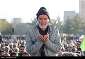 صفوف بهم فشرده نمازگزاران عید سعید فطر در مصلای بزرگ امام علی(ع) کرمان 1