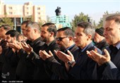 صفوف بهم فشرده نمازگزاران عید سعید فطر در مصلای بزرگ امام علی(ع) کرمان 1