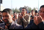 صفوف بهم فشرده نمازگزاران عید سعید فطر در مصلای بزرگ امام علی(ع) کرمان 1
