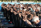 صفوف بهم فشرده نمازگزاران عید سعید فطر در مصلای بزرگ امام علی(ع) کرمان 1