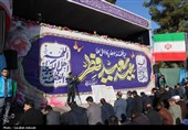 صفوف بهم فشرده نمازگزاران عید سعید فطر در مصلای بزرگ امام علی(ع) کرمان 2