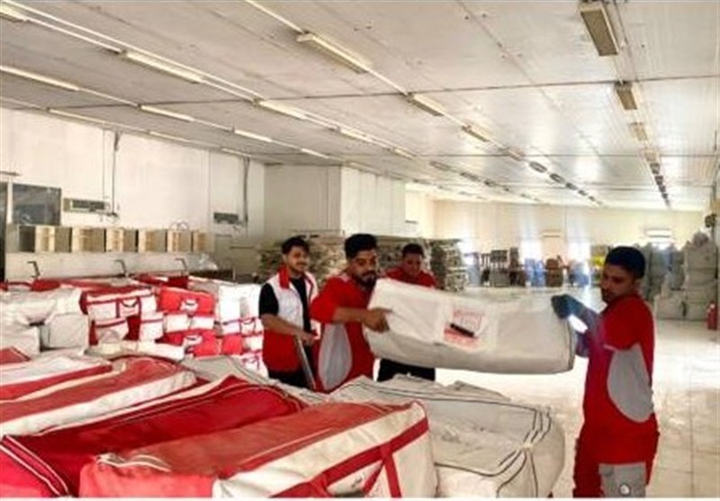 تجهیز و شارژ کامل انبار امدادی در شهرستان عسلویه