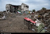 آثار حمله جنایتکارانه آمریکا و رژیم منحوس صهیونیستی به مدرسه شجره طیبه میناب