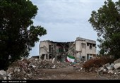 آثار حمله جنایتکارانه آمریکا و رژیم منحوس صهیونیستی به مدرسه شجره طیبه میناب