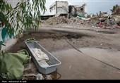 آثار حمله جنایتکارانه آمریکا و رژیم منحوس صهیونیستی به مدرسه شجره طیبه میناب