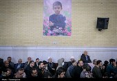 مراسم وداع با پیکر 8 شهید جنگ رمضان در قزوین