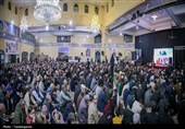 مراسم وداع با پیکر 8 شهید جنگ رمضان در قزوین