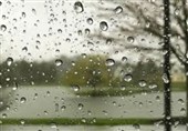 آغاز بارش‌های رگباری در زنجان