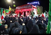 وداع با پیکر پاک 5 شهید تجاوز رژیم صهیونیستی و آمریکای جنایتکار به سمنان