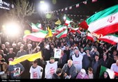 وداع با پیکر پاک 5 شهید تجاوز رژیم صهیونیستی و آمریکای جنایتکار به سمنان