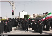 تشییع پیکر شهید مدافع وطن «محمدعلی گیوی» در گناوه