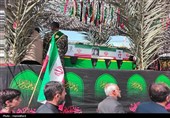 تشییع پیکر شهید مدافع وطن «محمدعلی گیوی» در گناوه