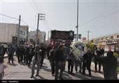 تشییع پیکر شهید مدافع وطن «محمدعلی گیوی» در گناوه