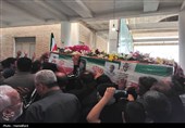 تشییع پیکر شهید مدافع وطن «محمدعلی گیوی» در گناوه