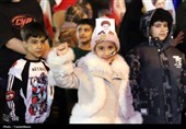 دهه نودی‌ها در تجمع شبانه کرمانشاه