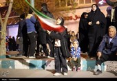 دهه نودی‌ها در تجمع شبانه کرمانشاه