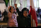 دهه نودی‌ها در تجمع شبانه کرمانشاه