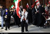 دهه نودی‌ها در تجمع شبانه کرمانشاه