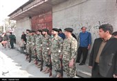 تشییع پیکر شهید رمضان محمدرضا باصولی در روستای دهقاید دشتستان