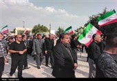 تشییع پیکر شهید رمضان محمدرضا باصولی در روستای دهقاید دشتستان