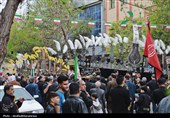 تشییع پیکر مطهر شهید نائینی در کاشان