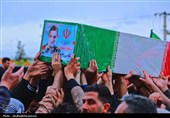 تشییع پیکر مطهر شهید نائینی در کاشان