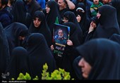 تشییع پیکر مطهر شهید نائینی در کاشان