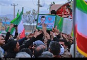 تشییع پیکر مطهر شهید نائینی در کاشان