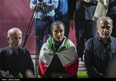 استقبال از سیده زهرا احمدی زاده بازیکن ملی فوتبال بانوان-لامرد