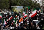 تشییع پیکر مطهر هشت شهید نبرد رمضان در قزوین