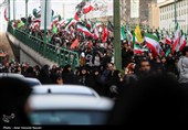 تشییع پیکر مطهر هشت شهید نبرد رمضان در قزوین