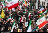 تشییع پیکر مطهر هشت شهید نبرد رمضان در قزوین