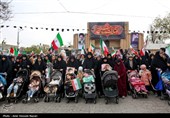 تشییع پیکر مطهر هشت شهید نبرد رمضان در قزوین