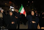حماسه‌پردازی پولادین مردم کهگیلویه در میدان دهدشت در شب بیست و دوم