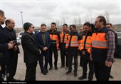 بازدید استاندار اردبیل از ارگان‌های خدمات رسان