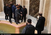 گزارش تصویری سفر استاندار اردبیل به شهر توریستی سرعین