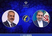عراقجی لوزیر خارجیة ترکیا: على العالم محاسبة المتسببین فی الوضع الراهن