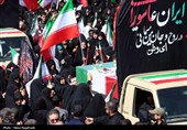 تشییع پیکر وزیر شهید اطلاعات در مشهد