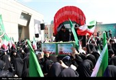 تشییع پیکر وزیر شهید اطلاعات در مشهد