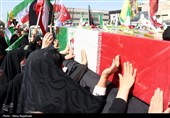تشییع پیکر وزیر شهید اطلاعات در مشهد
