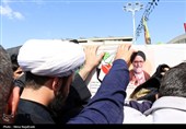 تشییع پیکر وزیر شهید اطلاعات در مشهد