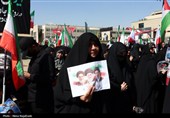 تشییع پیکر وزیر شهید اطلاعات در مشهد
