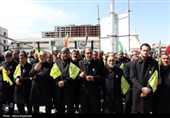 تشییع پیکر وزیر شهید اطلاعات در مشهد