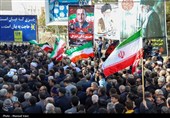 تشییع پیکر شهدای حملات آمریکایی صهیونی در اسکو