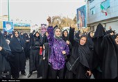 تشییع پیکر شهدای حملات آمریکایی صهیونی در اسکو