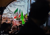 تشییع پیکر شهدای حملات آمریکایی صهیونی در اسکو